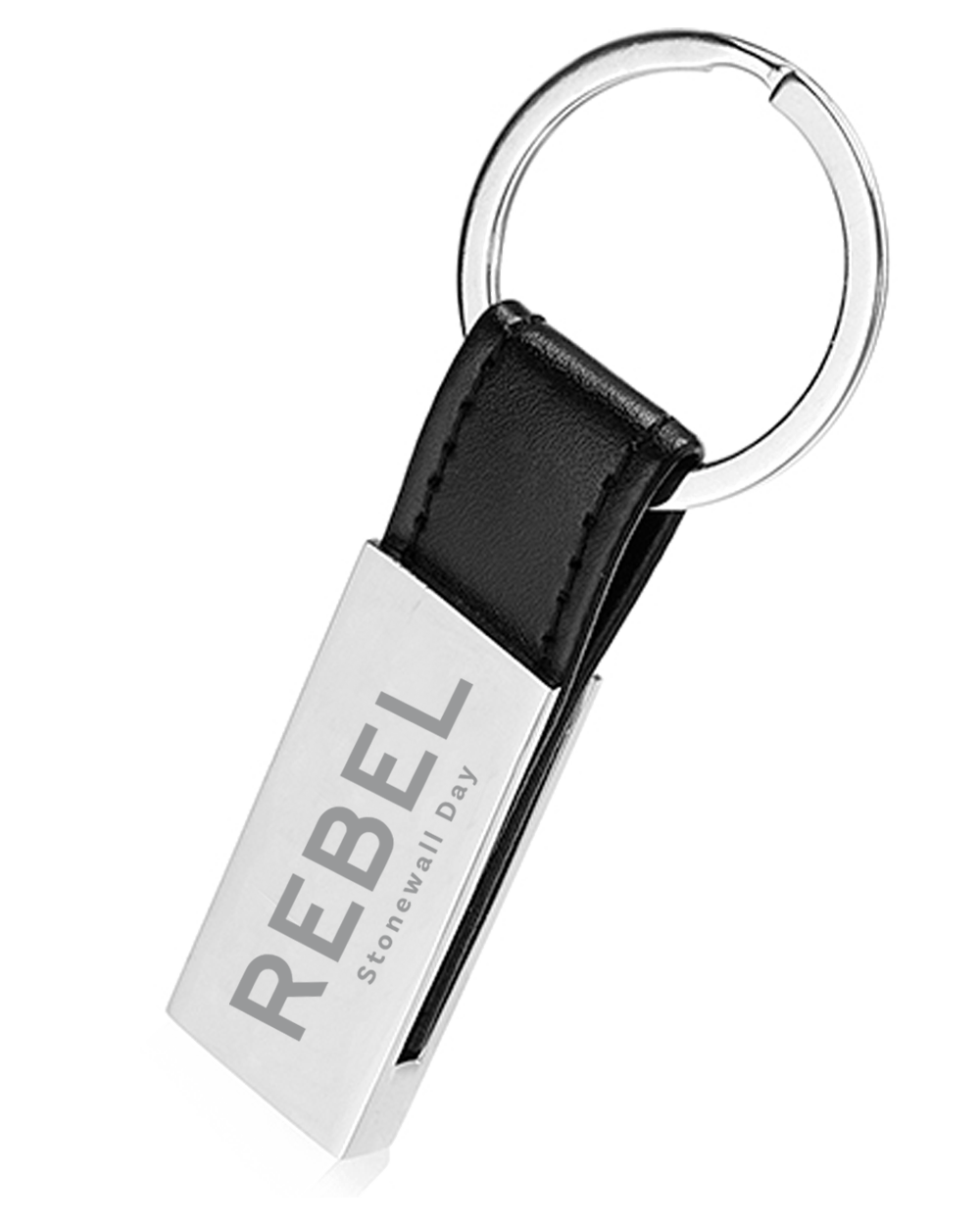 Rebel Logo Keychain